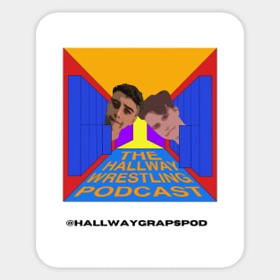 Hallway Wrestling Podcast T Shirt Sticker